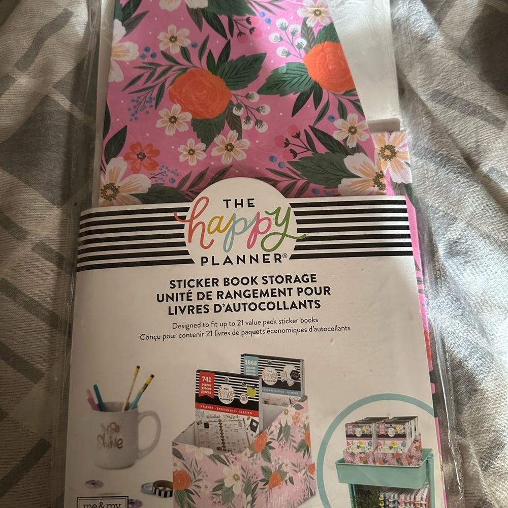 The happy planner sticker storage box